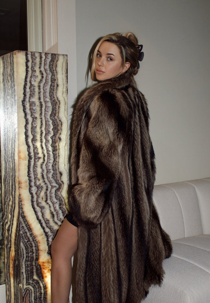 Elegant Vintage Fur Jacket